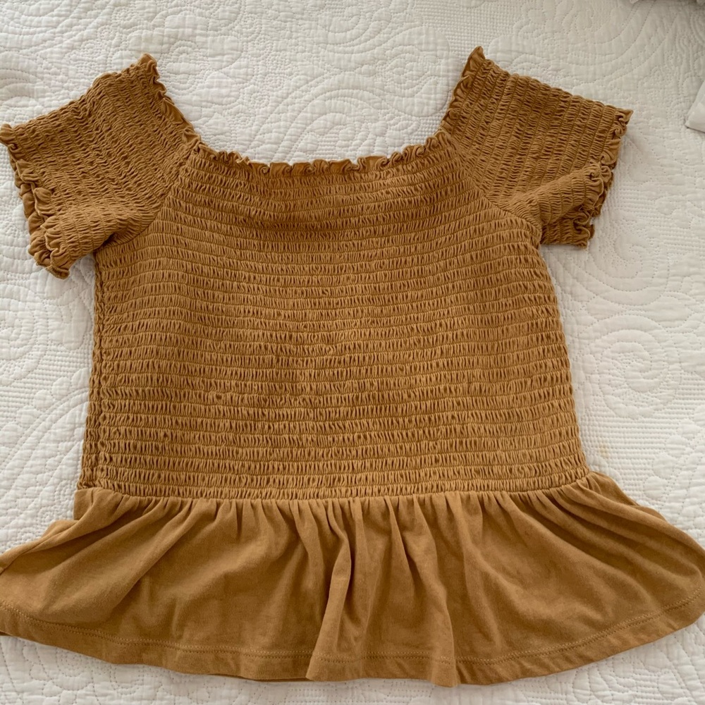 Mustard Crop Top